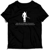 Gadżety dla niej i dla niego - KOSZULKA Wiedźmin MÓJ BŁYSK PRZEBIJE CIEMNOŚCI, MOJA JASNOŚĆ MROK ROZPROSZY - miniaturka - grafika 1