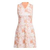Golf - Damska sukienka golfowa Adidas Floral Dress Ladies orange - miniaturka - grafika 1