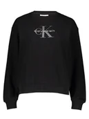 Bluzy damskie - Calvin Klein Bluza w kolorze czarnym - miniaturka - grafika 1