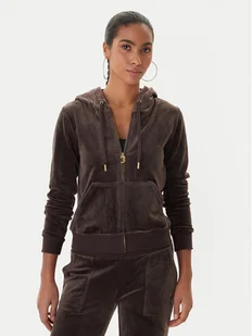 Juicy Couture Bluza Robertson JCAP176G Brązowy Slim Fit - Bluzy damskie - miniaturka - grafika 1