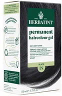 Farby do włosów i szampony koloryzujące - Herbatint Trwała Ziołowa farba do włosów 170ml Czarny 1N - miniaturka - grafika 1