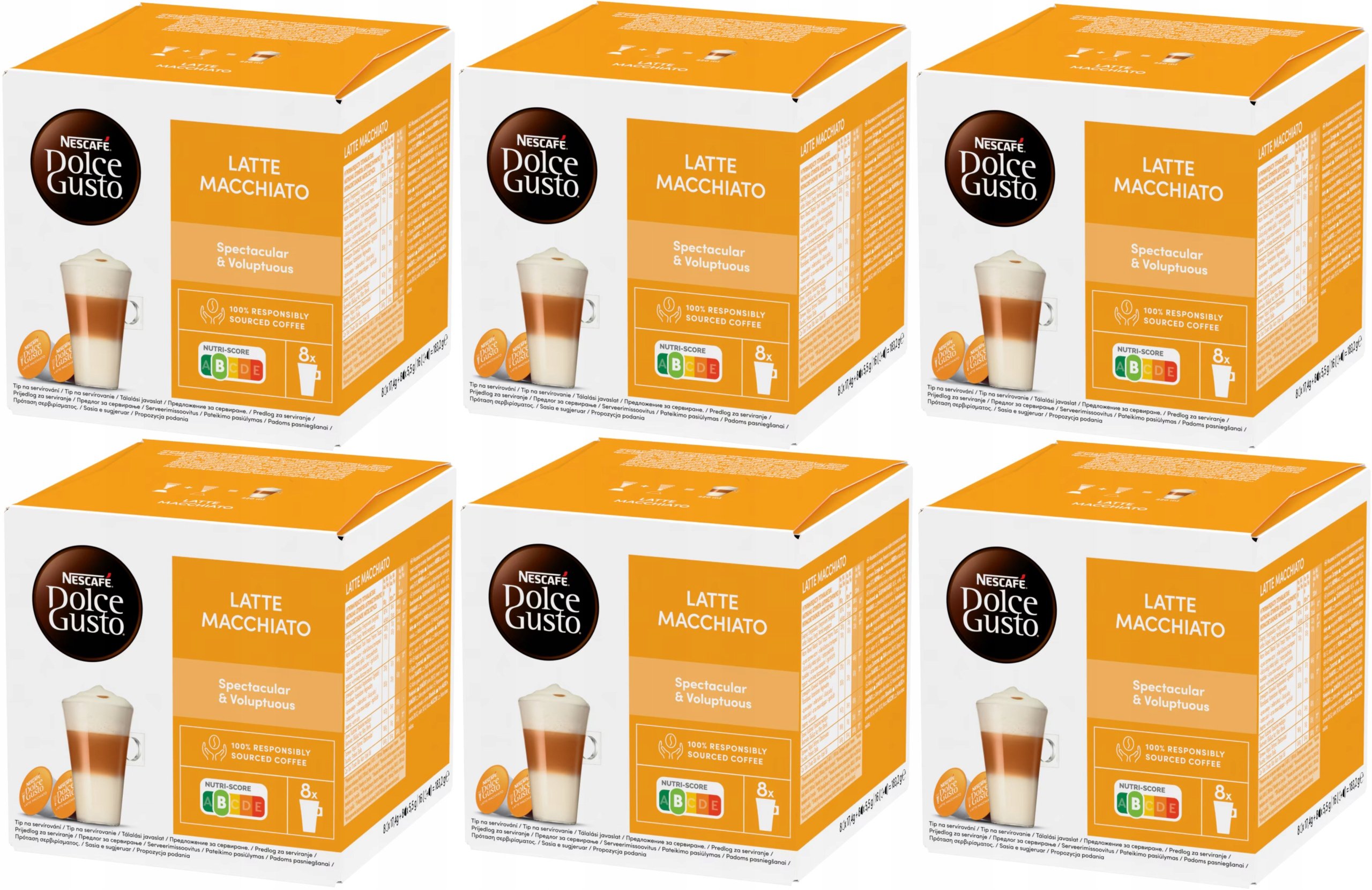 Kapsułki Nescafe Dolce Gusto Latte Macchiato 6x16