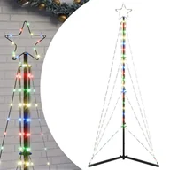 Ozdoby bożonarodzeniowe - vidaXL Lampki choinkowe, 363 kolorowych LED, 182 cm - miniaturka - grafika 1