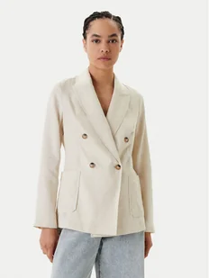 United Colors Of Benetton Marynarka 2AGHDW03E Beżowy Regular Fit - Marynarki i żakiety damskie - miniaturka - grafika 1