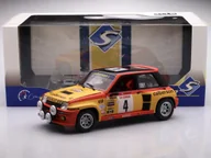 Samochody i pojazdy dla dzieci - Renault 5 Turbo #4 RAGNOTTI/ANDRIE TOUR DE Corse - 1980, yellow Solido 1:18 - miniaturka - grafika 1