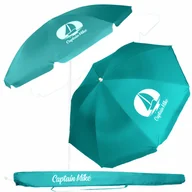 Parasole ogrodowe - Parasol plażowy łamany z filtrem UPF50+ Captain Mike 160cm - miniaturka - grafika 1