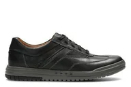 Półbuty męskie - Unrhombus Fly [black leather] - rozmiar 44.5 - miniaturka - grafika 1