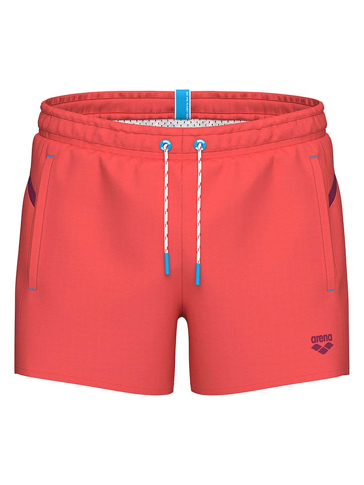 Arena Szorty kąpielowe w kolorze koralowym