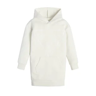 Dziecięca Sukienka GUESS HOODED LS ACTIVE DRESS J2BK35FL03S-G6K5 – Beżowy - Sukienki i spódniczki dla dziewczynek - miniaturka - grafika 1