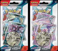 Czasopisma - Gra karciana REBEL Pokémon TCG: Scarlet & Violet Paradox Rift Premium Checklane Blister Mix (1 zestaw) - miniaturka - grafika 1