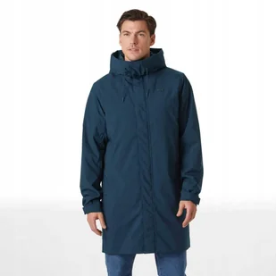 Płaszcz ocieplany Helly Hansen MUNICH INS RAIN COAT-Navy XL - Płaszcze damskie - miniaturka - grafika 1