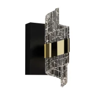 Lampy ścienne - Kinkiet Tonga WL-26374-9W-3K-BK-GD - Italux - miniaturka - grafika 1