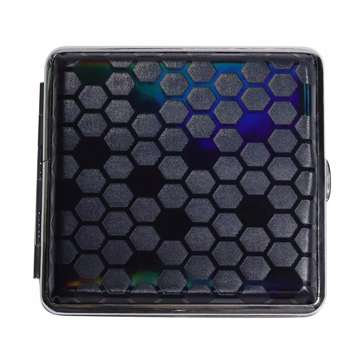 PAPIEROŚNICA METALOWA 20 ÓW ELEGANCKA ETUI CZARNE