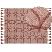 Dywany - Dywan bawełniany 160 x 230 cm czerwony KIRSEHIR - miniaturka - grafika 1