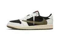 Buty sportowe damskie - Air Jordan 1 Retro Low OG SP Travis Scott Olive - miniaturka - grafika 1