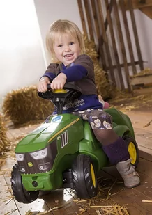 Traktor Jeździk John Deere z przyczepą dla dzieci - Samochody i pojazdy dla dzieci - miniaturka - grafika 1