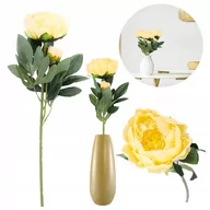 Sztuczne kwiaty - SZTUCZNE KWIATY JAK ŻYWE piwonie na cmentarz sztuczne duże na bukiet - miniaturka - grafika 1