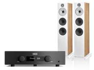 Zestawy stereo - Hegel H190v (czarny) + 603 S3 (dąb) - miniaturka - grafika 1
