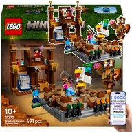 Klocki - LEGO Minecraft Ring w Leśnym Dworze (21272)– Prezent Dla Dziecka 10+ z Figurkami i Dynamiczną Akcją + EBOOK-2 - miniaturka - grafika 1