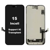Części serwisowe do telefonów - Wyświetlacz LCD ekran dotyk digitizer do Apple iPhone 15 (Incell) (Wymienny IC) - miniaturka - grafika 1