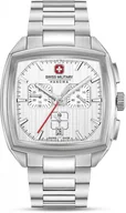 Zegarki męskie - Zegarek męski SWISS MILITARY SMWGI0004303 stalowy klasyczny do pływania - miniaturka - grafika 1