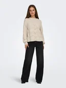 Swetry damskie - ONLY Sweter w kolorze beżowym - miniaturka - grafika 1