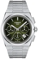 Zegarki męskie - Zegarek Tissot T137.427.11.091.00 PRX AUTOMATIC CHRONOGRAPH Green 42mm - miniaturka - grafika 1