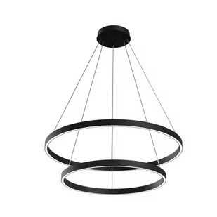 Maytoni Rim LED lampa wisząca 2-punktowa czarna MOD058PL-L74B4K - Lampy sufitowe - miniaturka - grafika 1