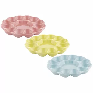 Talerz do jajek na jajka do serwowania jajek  kod: 2PS-TAL-J/B/COLOR - Pozostałe akcesoria kuchenne - miniaturka - grafika 1