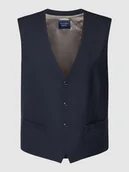 Kamizelki męskie - Kamizelka garniturowa z listwą guzikową - miniaturka - grafika 1
