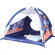 Namioty i tipi dla dzieci - KinderSafe Namiot domek z daszkiem + 50 miękkich piłeczek 56899B 56899B - miniaturka - grafika 1