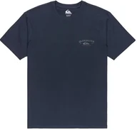 Koszulki męskie - t-shirt QUIKSILVER ANCHOR LOCKUP DARK NAVY - miniaturka - grafika 1