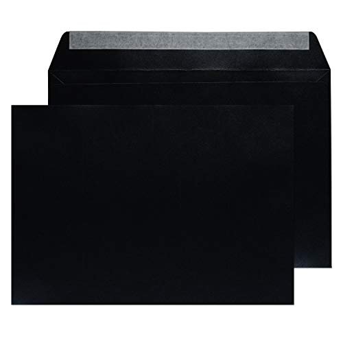 Blake Shine Pearlescent 229 X 324 Mm 120 gsm Portfel Odrywane I Zamykane Pl436 Granitowy Czarny Pakiet 500