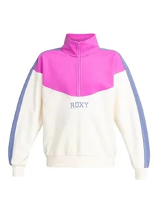 Roxy Top Essential Energy Half Zip CB 2 Kobiety Różowy L - Koszulki i topy damskie - miniaturka - grafika 1