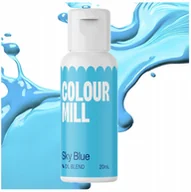 Dodatki do ciast w proszku - BARWNIK OLEJOWY DO MAS TŁUSTYCH KREMÓW CZEKOLADY NIEBIESKI colour mill 20ml - miniaturka - grafika 1