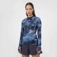 Koszulki sportowe damskie - Damski longsleeve do biegania 4F 4FSS22TFLOF005 - miniaturka - grafika 1