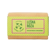 Mydła - Mydlarnia Cztery Szpaki mydło w kostce Leśna Róża 110 g - miniaturka - grafika 1