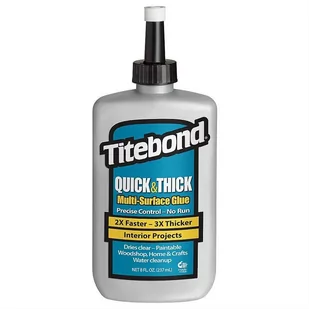Titebond Quick & Thick - Szybkoschnący klej do drewna 237 ml - Dekoratorstwo Titebond Quick & Thick - Szybkoschnący klej do drewna 237 ml - Dekoratorstwo - miniaturka - grafika 1