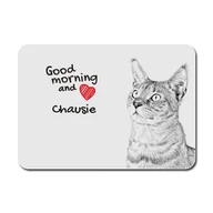 Podkładki pod mysz - Chausie podkładka pod mysz z kotem Art-Dog - miniaturka - grafika 1