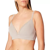 Biustonosze - ESPRIT Z recyklingu: miękki biustonosz bez fiszbin, Light Taupe, 75A - miniaturka - grafika 1