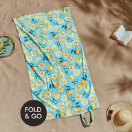 Ręczniki - Zielony ręcznik plażowy 150x75 cm Summer Fruits – Catherine Lansfield - miniaturka - grafika 1