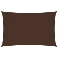 Parasole ogrodowe - vidaXL Prostokątny żagiel ogrodowy, tkanina Oxford, 2,5x5 m, brązowy vidaXL - miniaturka - grafika 1