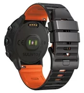Akcesoria do smartwatchy - opaska pasek bransoleta GEARBAND Suunto 7 / 9 / Baro / SPARTAN SPORT czarno-pomarańczowa - miniaturka - grafika 1