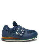 Buty dla dziewczynek - New Balance Sneakersy PV574KIG Niebieski - miniaturka - grafika 1