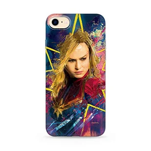 Oryginalne i oficjalnie licencjonowane etui na telefon komórkowy Marvel Kapitan Marvel do iPhone 7, iPhone 8, iPhone SE2, etui, etui z tworzywa sztucznego TPU, chroni przed uderzeniami i zadrapaniami - Etui i futerały do telefonów - miniaturka - grafika 1
