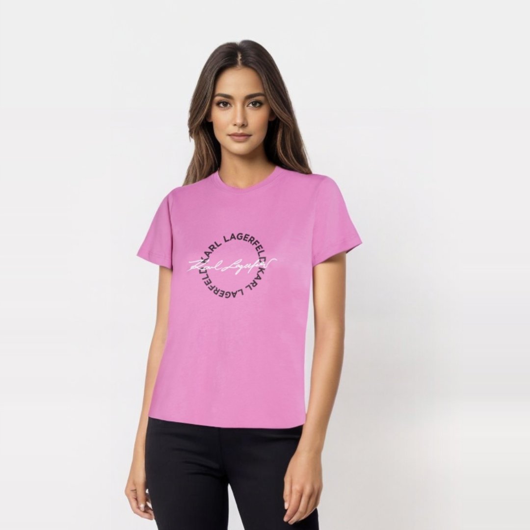 KARL Lagerfeld T-Shirt damski Spring Crocus [rozmiar M]