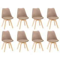 Krzesła - Silla étkezőszék 8 db bézs színben - miniaturka - grafika 1