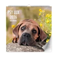Kalendarze - Kalendarz 2026 ścienny lux psy - miniaturka - grafika 1