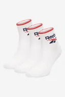 Skarpetki damskie - Reebok R0362-SS24 (3-pack) Biały - miniaturka - grafika 1