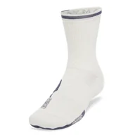 Skarpetki damskie - Skarpetki treningowe uniseks Under Armour UA AD Playmaker 1pk Mid - białe - miniaturka - grafika 1